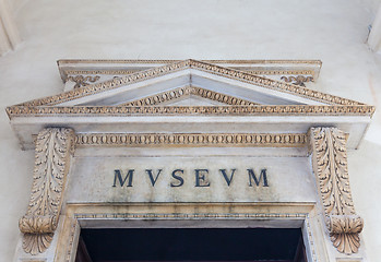 Image showing Old Museum Entrance 