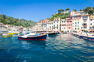 Image showing Portofino, Italy - Summer 2016 - view from the sea