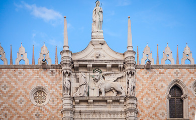 Image showing Venice, Italy - Palazzo Ducale detail