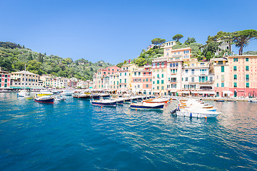 Image showing Portofino, Italy - Summer 2016 - view from the sea