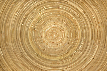 Image showing Circular wood pattern