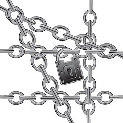 Image showing Section chain on lock