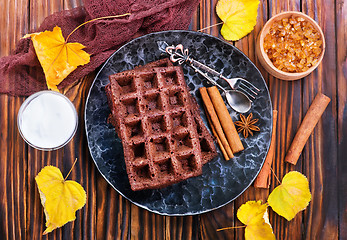 Image showing chocolate wafer