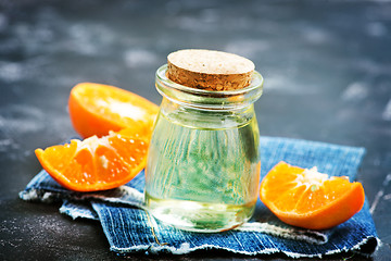 Image showing orange oil