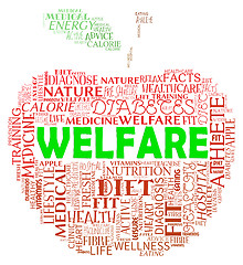 Image showing Welfare Apple Means Health Check And Care