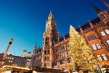 Image showing Christmas market in Munich