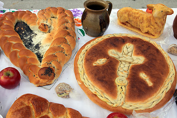 Image showing Delicious homemade Christmas bread