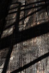 Image showing Hardwood floor with shadows