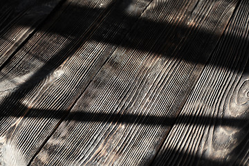 Image showing Hardwood floor with shadows