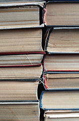 Image showing Stack of old books