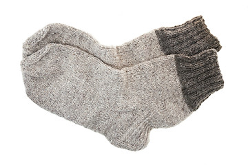 Image showing wool socks, isolated
