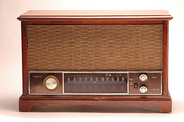 Image showing antique radio