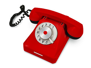 Image showing red phone