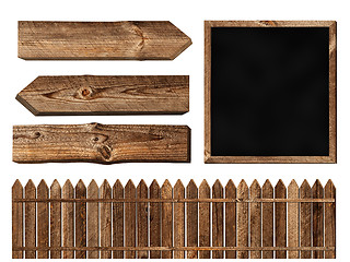 Image showing wooden elements