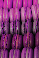 Image showing color macaroons background