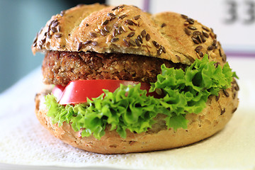 Image showing fresh czech hamburger