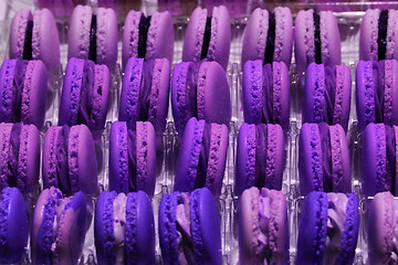 Image showing color macaroons background