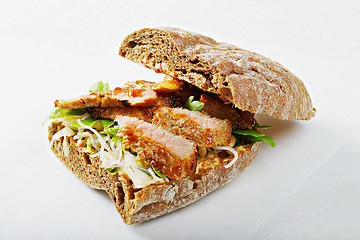 Image showing Beef sandwich