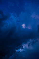 Image showing  dark clouds before a thunder-storm