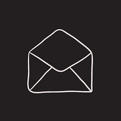 Image showing Envelope sketch icon.