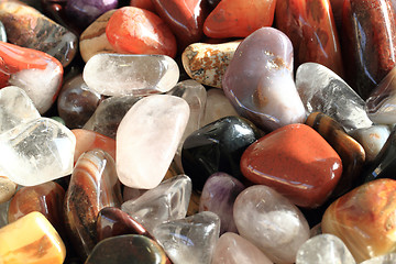 Image showing natural color gems background 