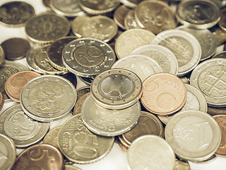 Image showing Vintage Euro coin