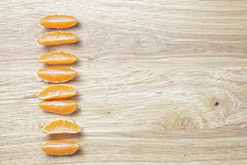 Image showing Mandarine slices