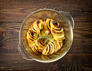 Image showing bowl of roasted potatoes