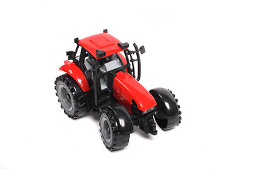 Image showing red tractor