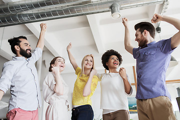 Image showing happy creative team in office