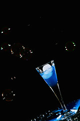 Image showing Drink and bubbles