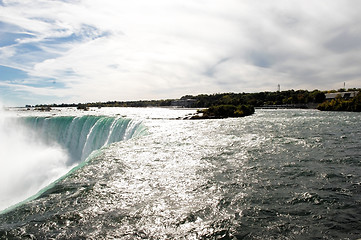 Image showing View of the Canadian horseshoe falls.