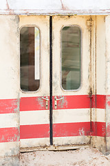 Image showing Old train carriage