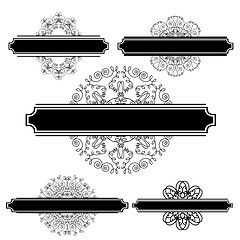 Image showing Set of Different Flourishes