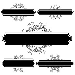Image showing Set of Different Flourishes
