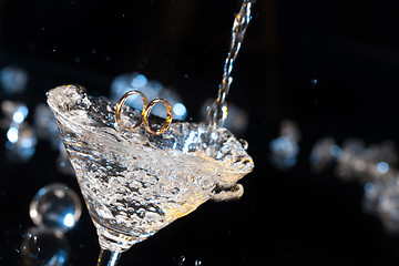 Image showing Rings In The Glass