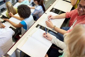 Image showing international students at university lecture hall