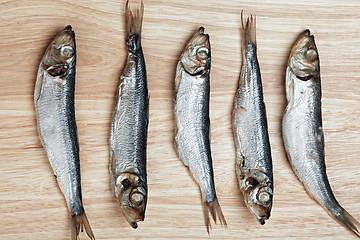 Image showing Five fishes