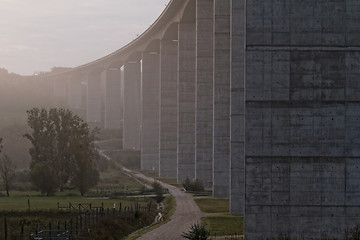 Image showing Large highway viaduct ( Hungary)