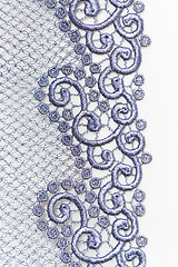 Image showing Decorative silver lace