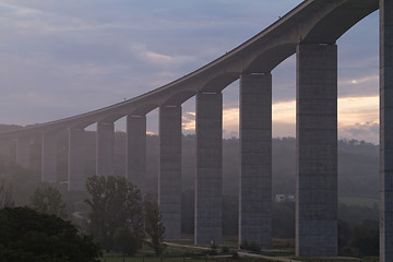 Image showing Large highway viaduct ( Hungary)