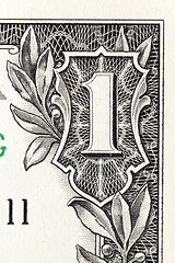 Image showing American dollars, close-up