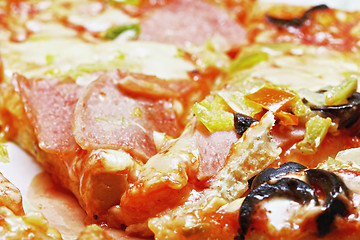 Image showing Pizza closeup