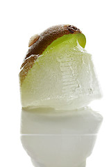 Image showing Kiwi partly frozen in ice