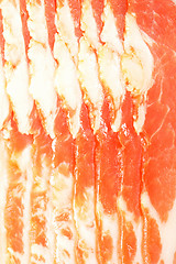 Image showing Sliced bacon