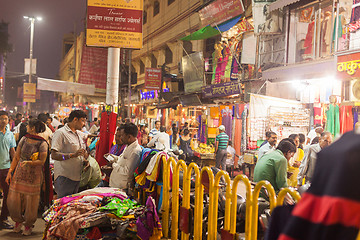 Image showing Night market, Varanasi