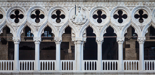 Image showing Venice, Italy - Palazzo Ducale detail