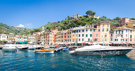 Image showing Portofino, Italy - Summer 2016 - view from the sea