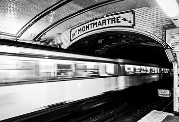 Image showing Paris Metro Station