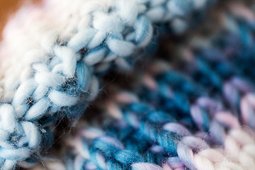 Image showing close up of knitted item